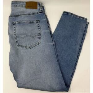 American Eagle Airflex Athletic Skinny Jeans AE Jeans Mens 31x30 Light Wash